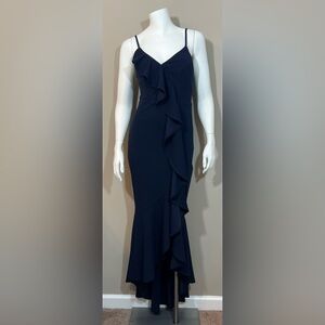 NWOT Vow’d Wrapped Navy Blue Bridesmaid Dress